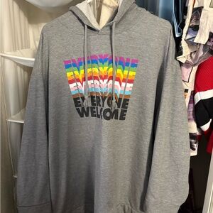 Gray Pride Hoodie